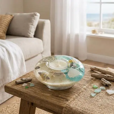 Стъклен свещник Coral Beach - image 2