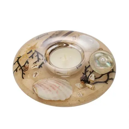 Стъклен свещник Sea Breeze - image 3