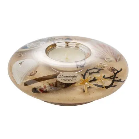 Стъклен свещник Sea Breeze