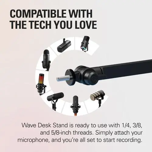 Поставка за микрофон Elgato Wave Desk Stand - image 3