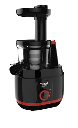 Сокоизстисквачка, Tefal ZC150838 Juiceo 2Sp 150W Black/Red