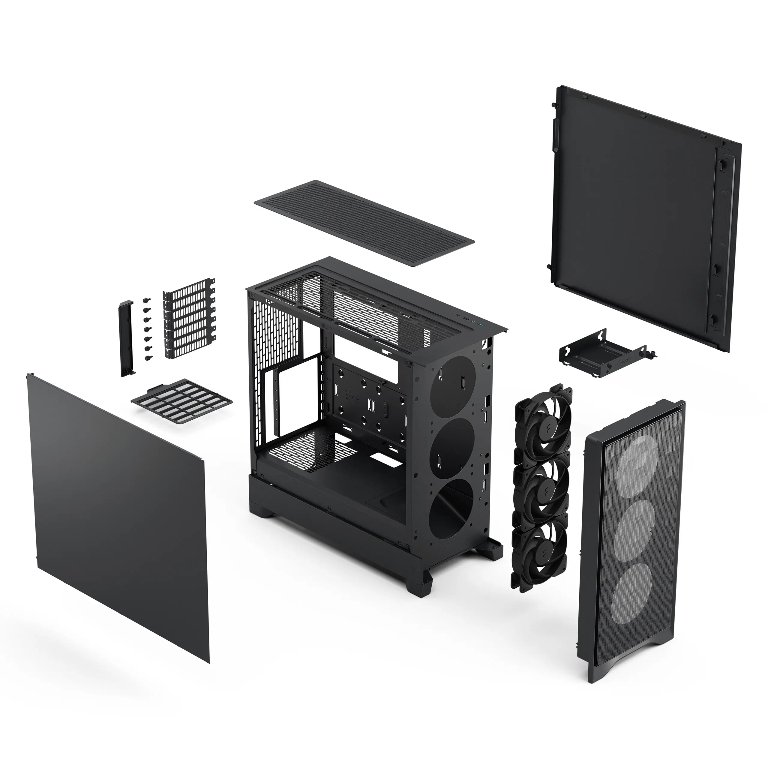Кутия за компютър, FRACTAL DESIGN FD POP 2 AIR BLACK SOLID - image 9