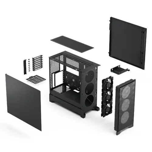 Кутия за компютър, FRACTAL DESIGN FD POP 2 AIR BLACK SOLID - image 9