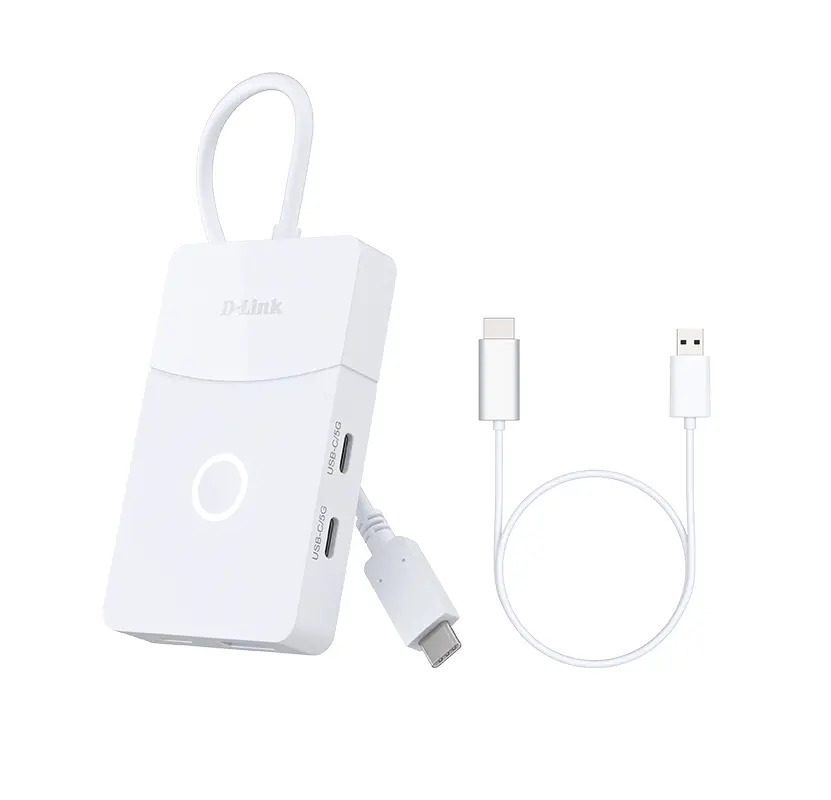 USB хъб, D-Link 5-in-1 USB-C Hub with Wireless HDMI