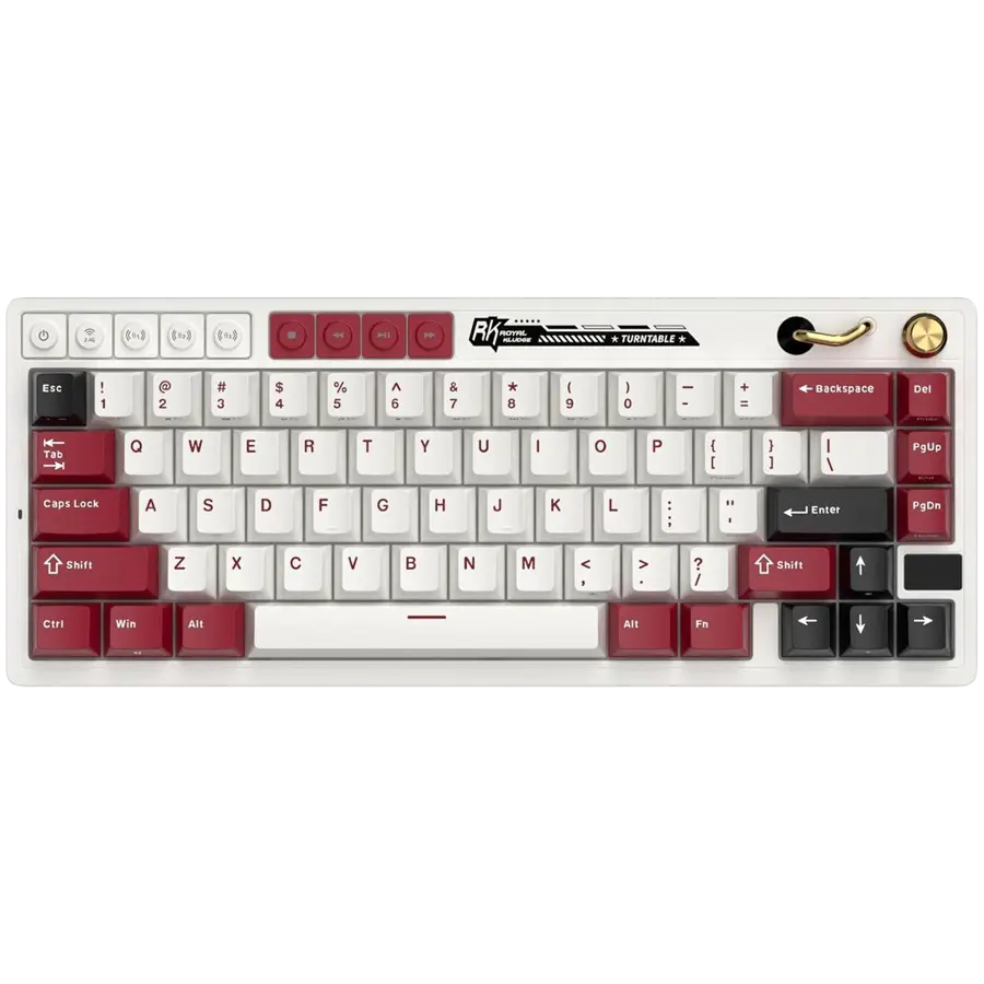 ROYAL KLUDGE RK M65 Famicom Gaming Keyboard Cream switch
