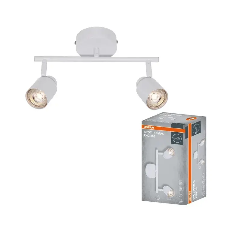 LED ОСВЕТИТЕЛНО ТЯЛО SPOT PRIMAL WHITE 2XGU10 LEDVANCE - WHITE