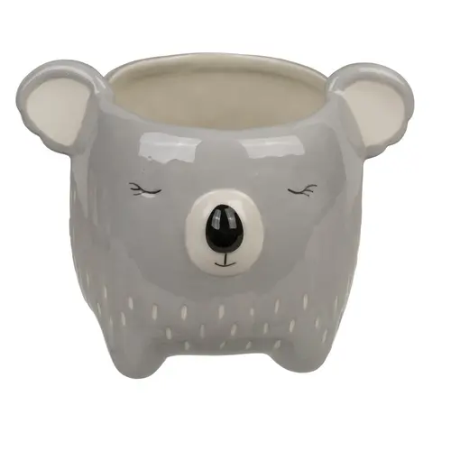 Декоративна керамична саксия, коала Декоративна керамична саксия, коала