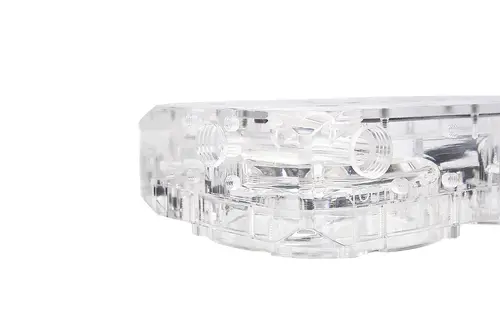 Adaptor cu filet interior și exterior Alphacool Eisdecke D5 Dual Acrylic Attachment 3x 1/4" - 2