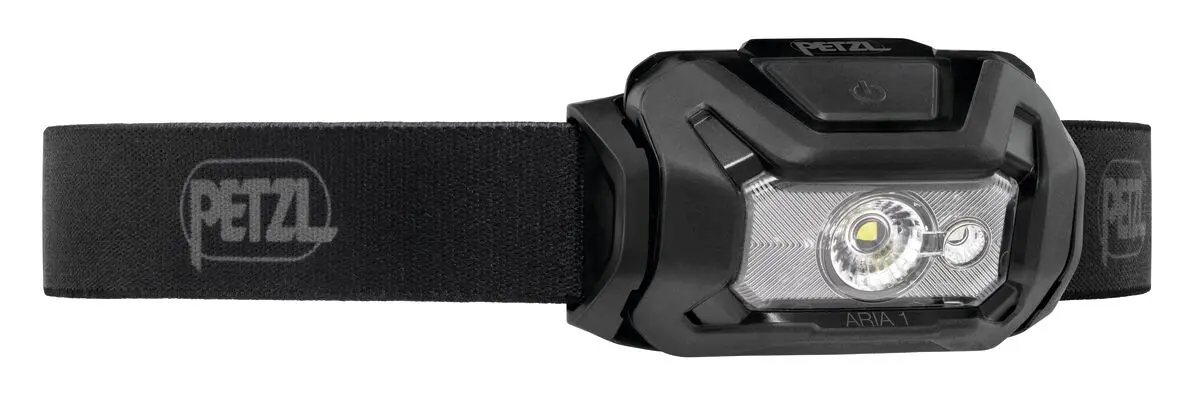 Lanternă frontală PETZL ARIA 1R RGB 2026, 475 Lumeni, Negru - image 1