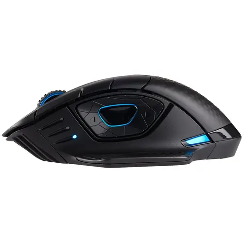 CORSAIR DARK CORE RGB PRO, Wireless FPS/MOBA with SLIPSTREAM, Black, Backlit RGB LED, 18000 DPI, Optical - image 1