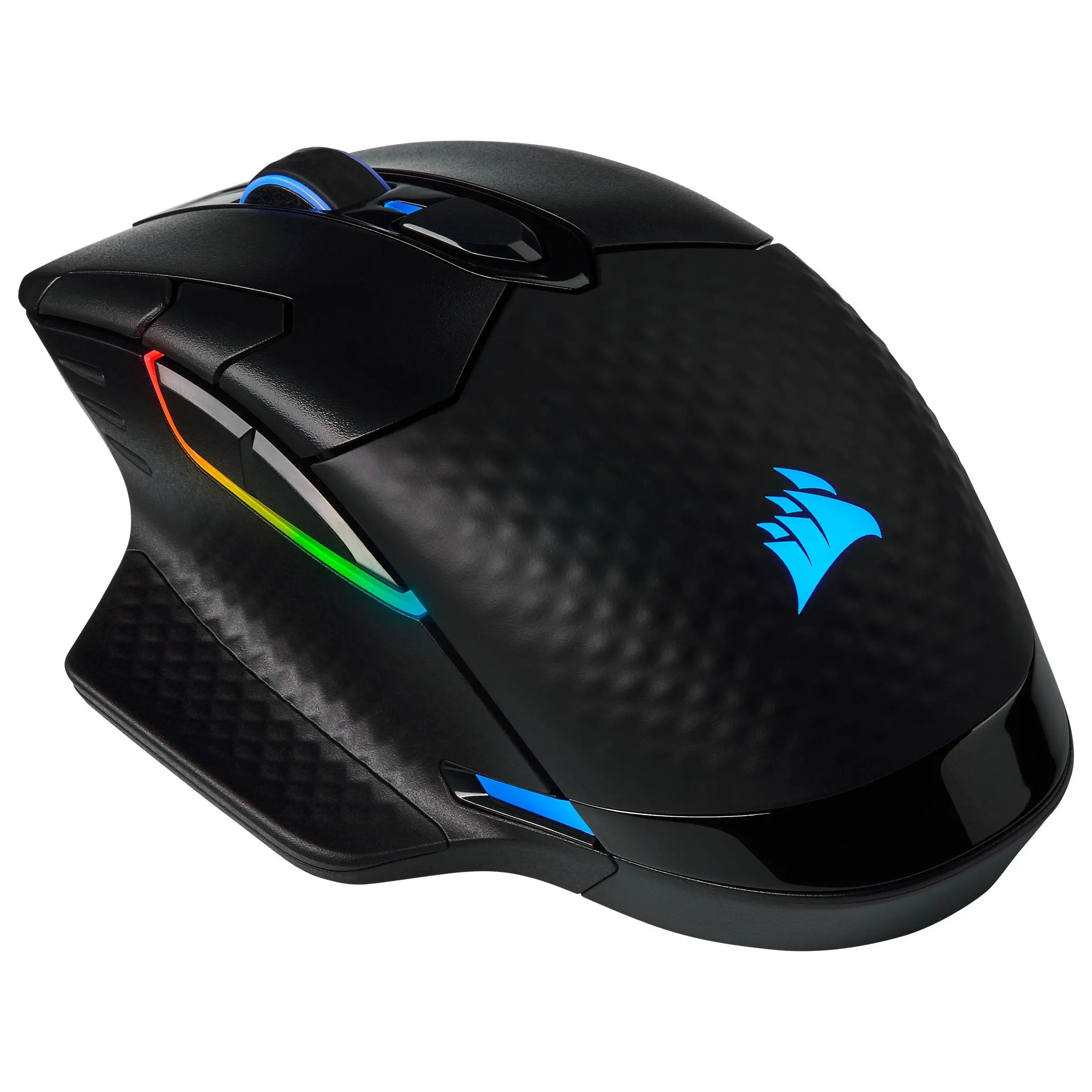 CORSAIR DARK CORE RGB PRO, Wireless FPS/MOBA with SLIPSTREAM, Black, Backlit RGB LED, 18000 DPI, Optical - image 2
