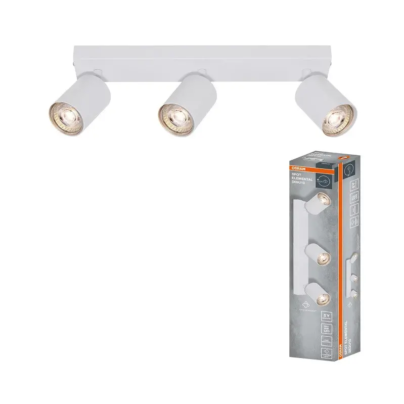 LED ОСВЕТИТЕЛНО ТЯЛО SPOT ELEMENTAL 3XGU10 LEDVANCE - WHITE