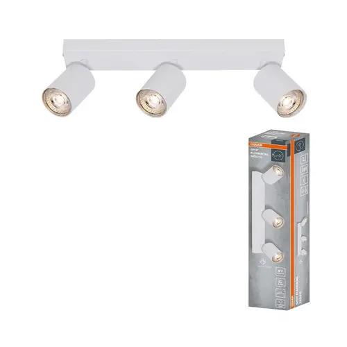 LED ОСВЕТИТЕЛНО ТЯЛО SPOT ELEMENTAL 3XGU10 LEDVANCE - WHITE LED ОСВЕТИТЕЛНО ТЯЛО SPOT ELEMENTAL 3XGU10 LEDVANCE - WHITE