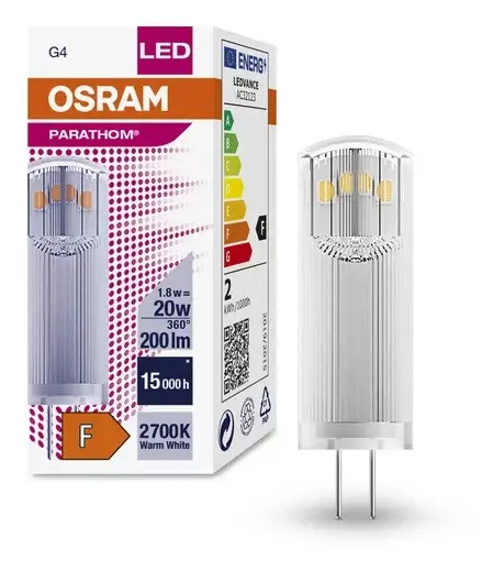 Bec LED PARATHOM PIN CL 20 1,8W/827 G4 LEDVANCE