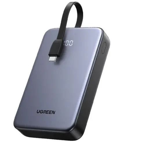 POWER BANK 20 000mAh С ВГРАДЕН КАБЕЛ 22.5W PB505 UGREEN