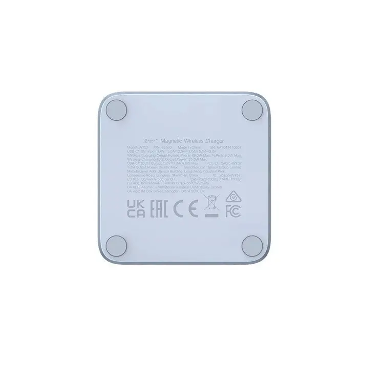 БЕЗЖИЧНО ЗАРЯДНО 2in1 MagFlow 25W Qi2 W752 UGREEN - image 5