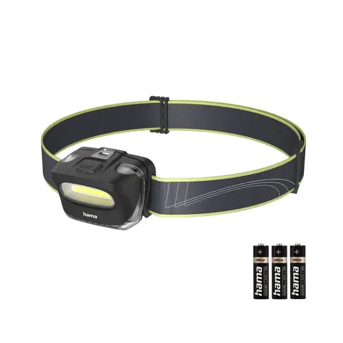 HAMA Lanternă frontală "HL110", LED, baterii, sport - 5
