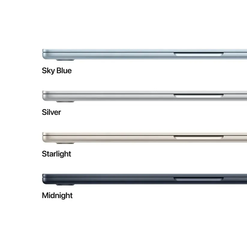 Лаптоп, Apple MacBook Air 15.3: Apple M5 chip with 10-core CPU and 10-core GPU, 16GB, 1TB SSD - Silver - image 2