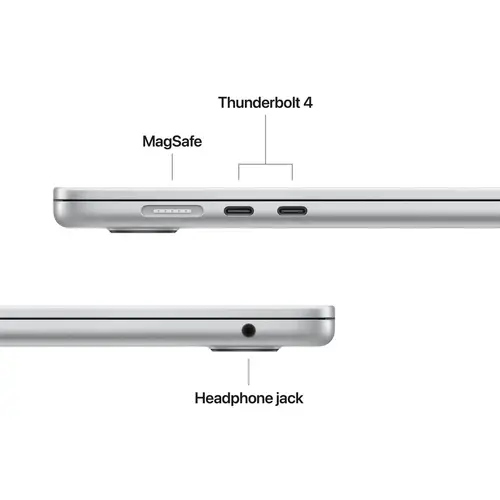 Лаптоп, Apple MacBook Air 15.3: Apple M5 chip with 10-core CPU and 10-core GPU, 16GB, 1TB SSD - Silver - image 3