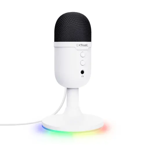 Микрофон, TRUST GXT234W Yunix, USB Microphone, White - image 1