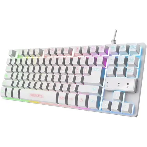 Tastatură, TRUST GXT833 Thado TKL, albă US - 1