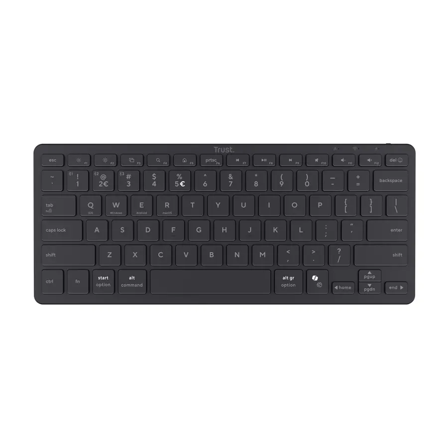 Клавиатура, TRUST Nado II Multidevice Bluetooth Keyboard US - image 1