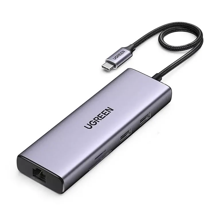МУЛТИФУНКЦИОНАЛЕН АДАПТЕР 5in1 HDMI/USB A/C PD CM511 UGREEN