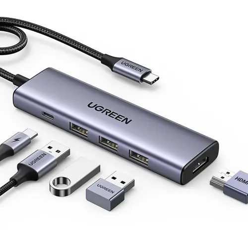 ADAPTOR MULTIFUNCȚIONAL 5in1 HDMI/USB A/C PD CM511 UGREEN - 3