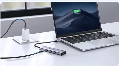 МУЛТИФУНКЦИОНАЛЕН АДАПТЕР 5in1 HDMI/USB A/C PD CM511 UGREEN - image 3