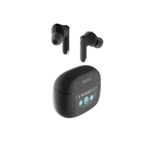 HAMA Căști Bluetooth „Spirit Touch”, TWS, ANC, cu ecran tactil, negre - 1