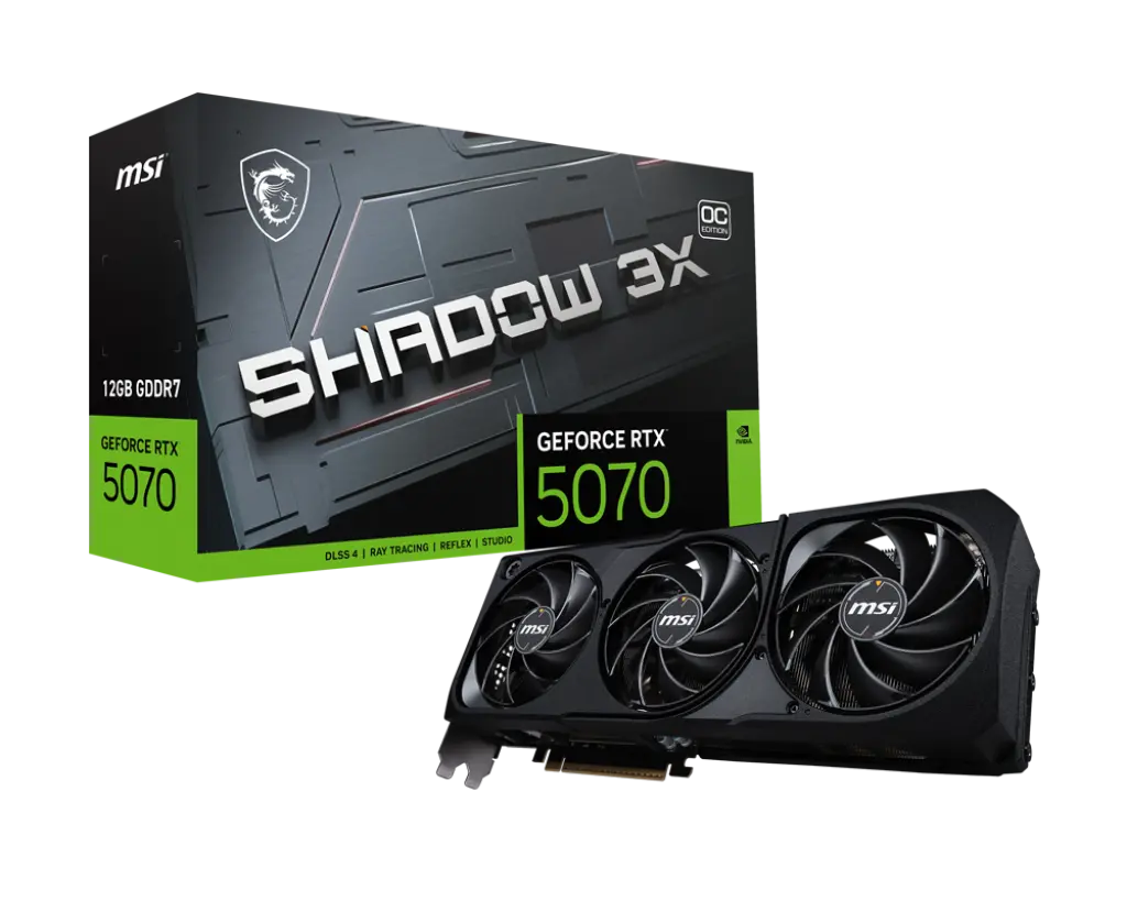 Видео карта, MSI RTX5070 12G SHADOW 3X OC - image 4