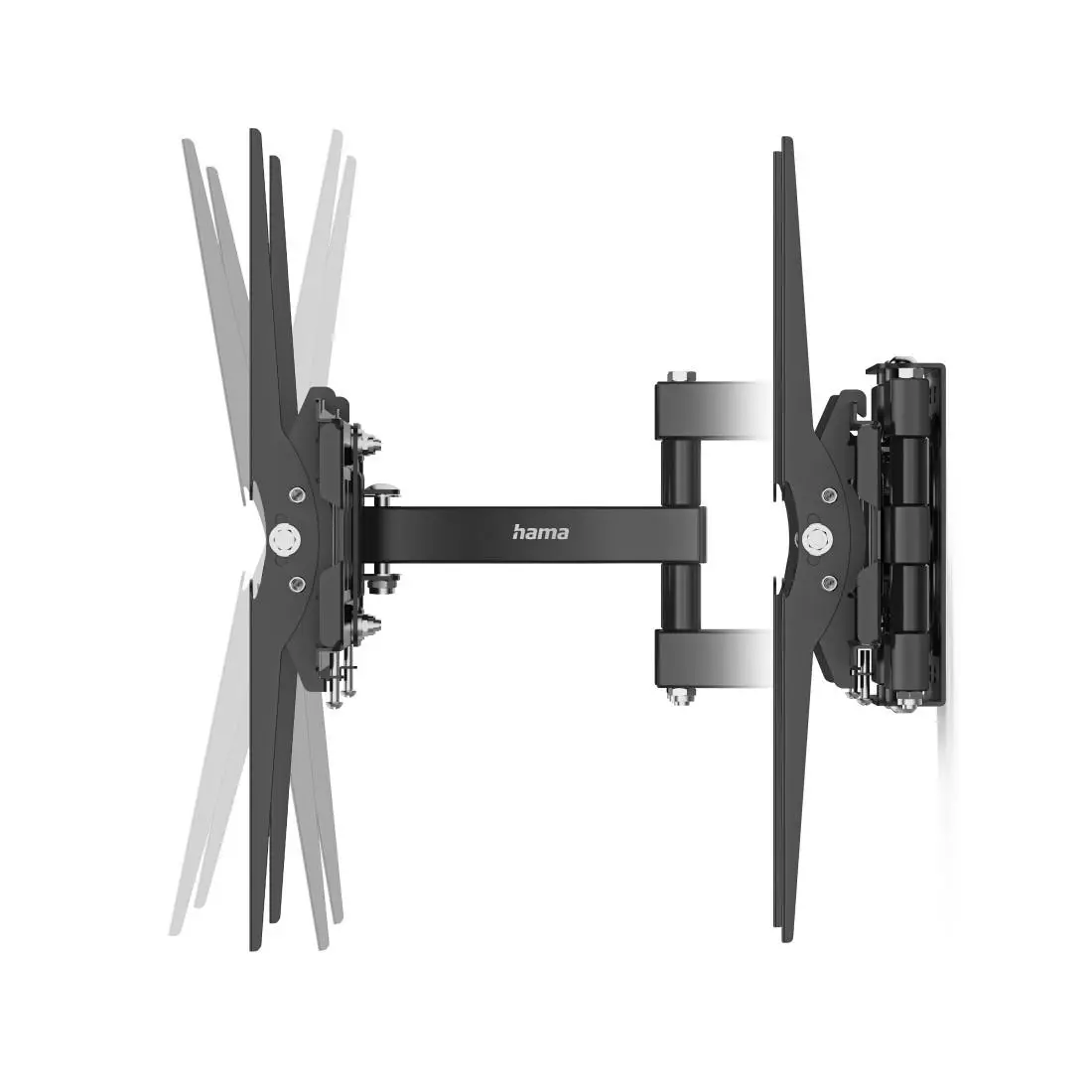 Стенна стойка за TV HAMA, 216 см (85”), до 50 кг, въртяща се, накланяща се, издърпваща се - image 1