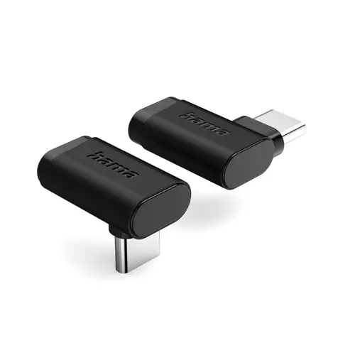 HAMA Адаптер 90°C USB-C, USB 3.2 Gen2, 10 Gbit/s, 5 A, 240 W, комплект от 2 - image 5