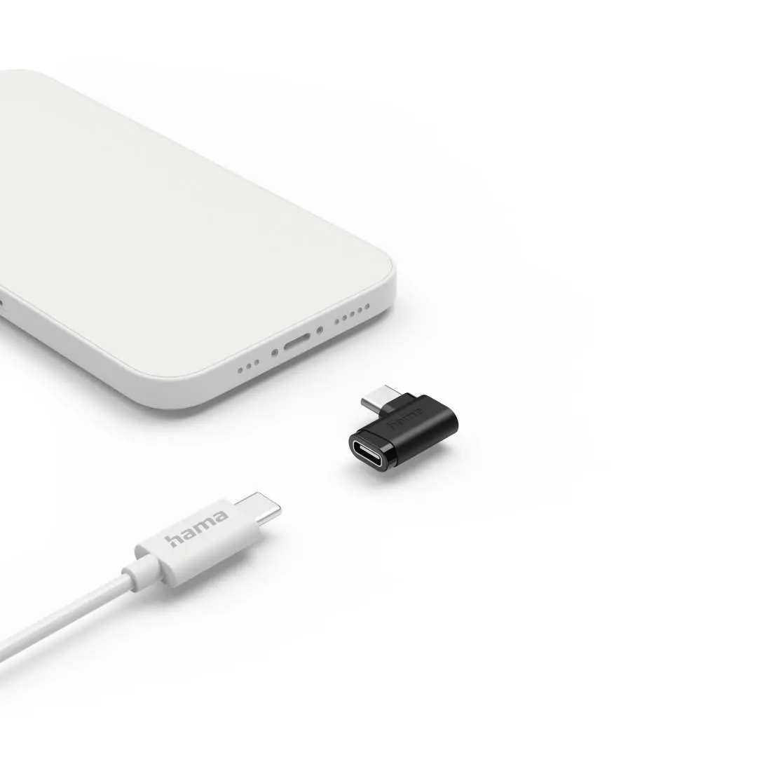 HAMA Адаптер 90°C USB-C, USB 3.2 Gen2, 10 Gbit/s, 5 A, 240 W, комплект от 2 - image 7
