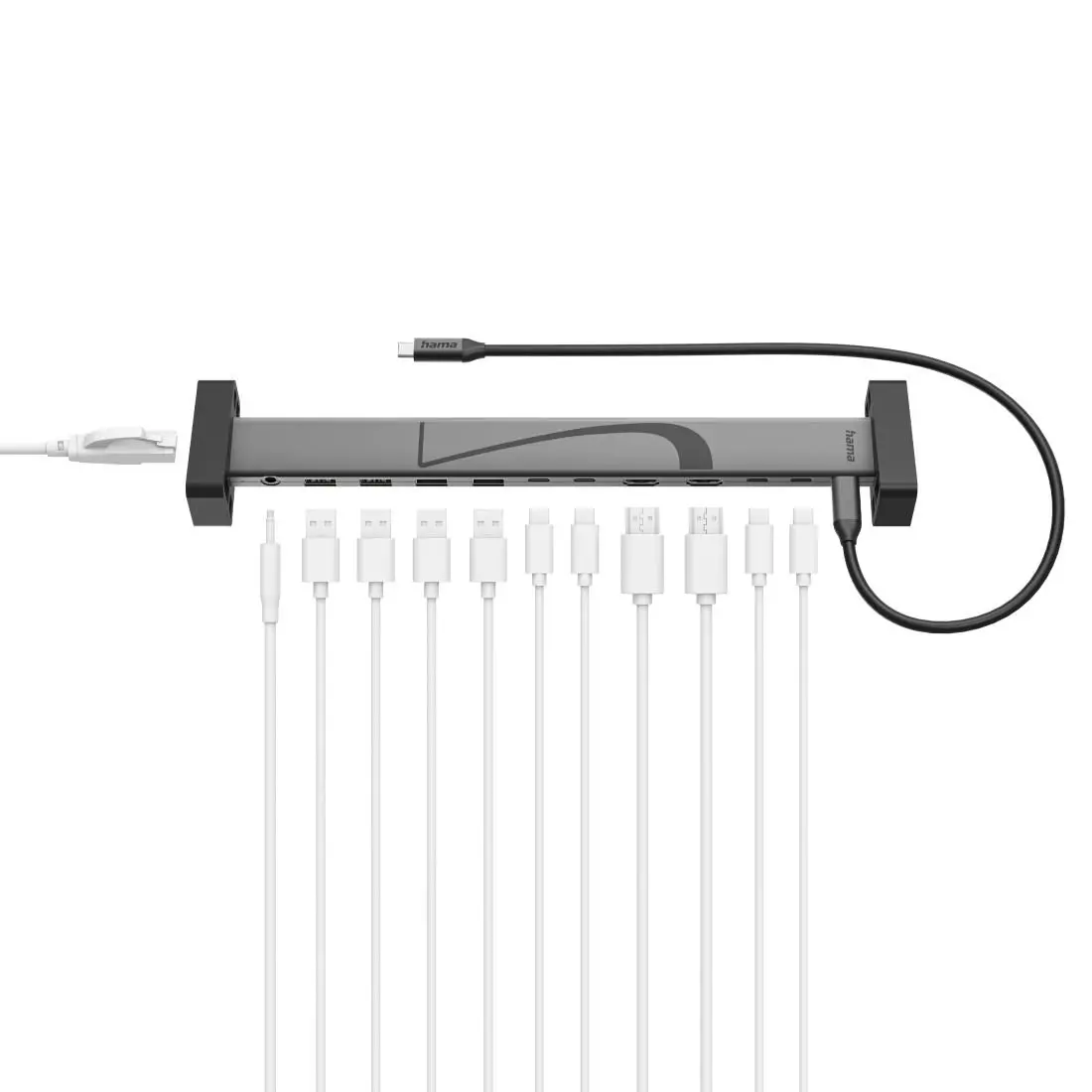 HAMA Докинг станция "Connect2Office Work" USB-C, 12 порта - image 2