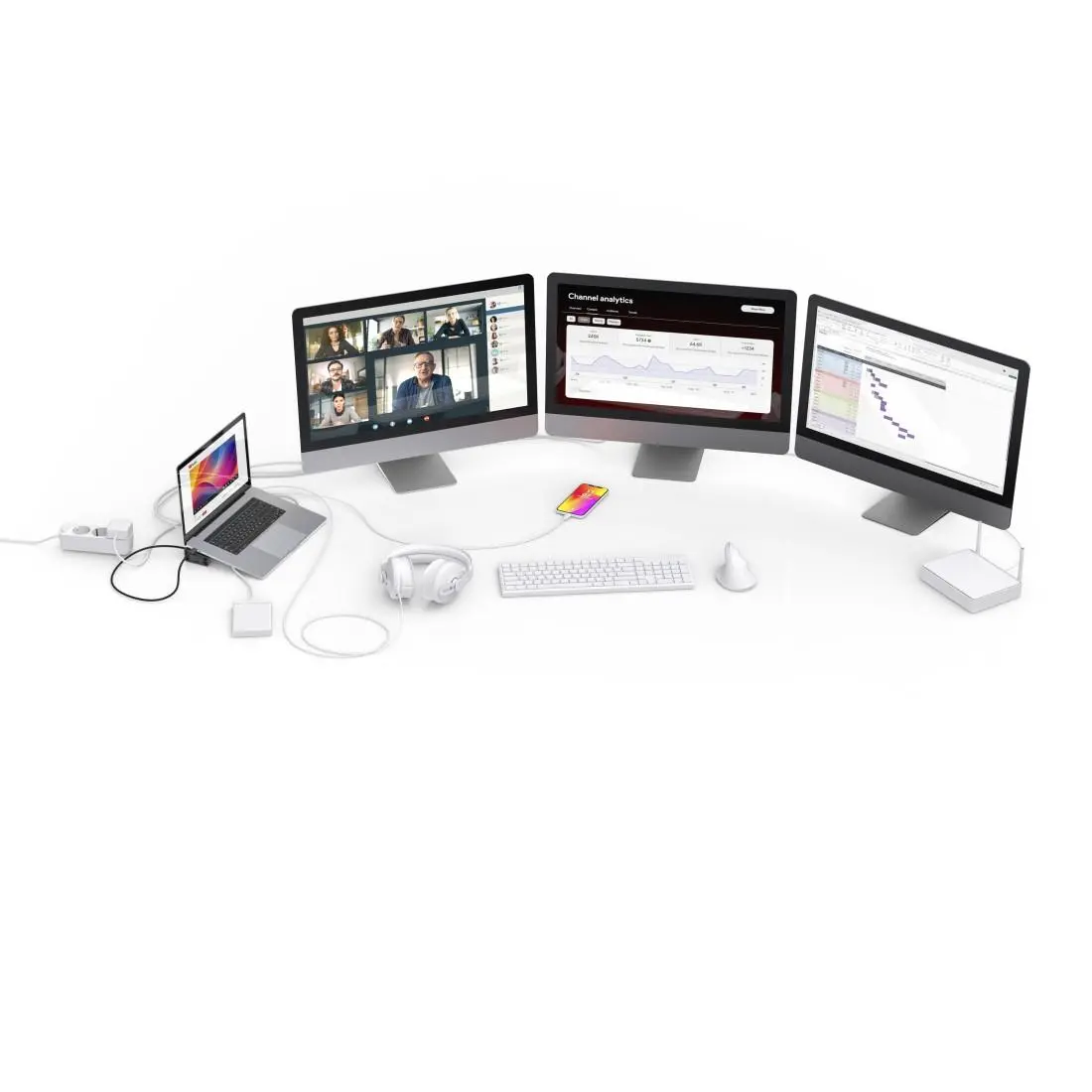 HAMA Докинг станция "Connect2Office Work" USB-C, 12 порта - image 5
