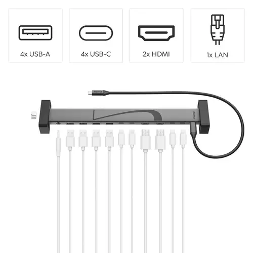 HAMA Докинг станция "Connect2Office Work" USB-C, 12 порта - image 8