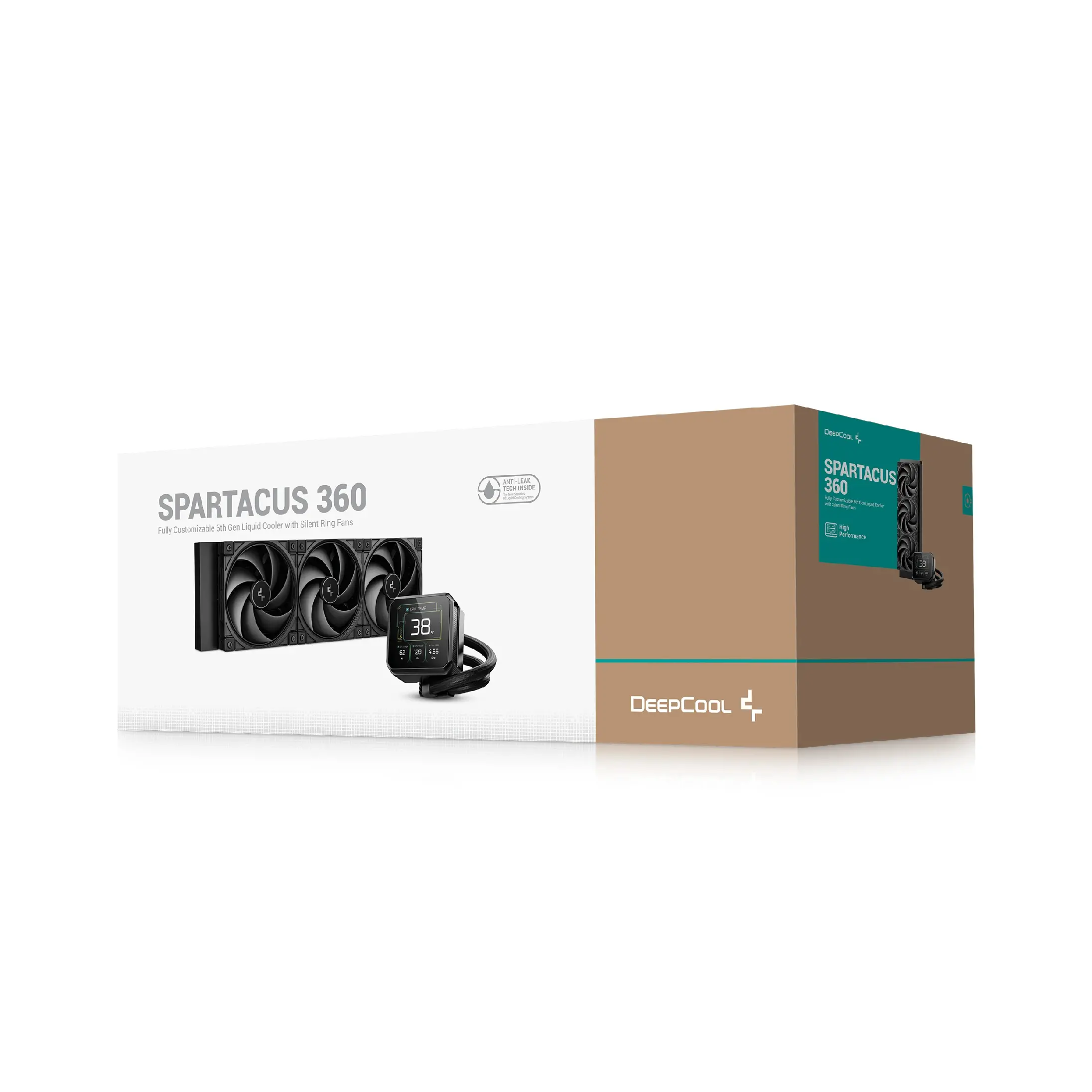 DeepCool водно охлаждане Water Cooling SPARTACUS 360 - 3.4 inch IPS Display - image 7
