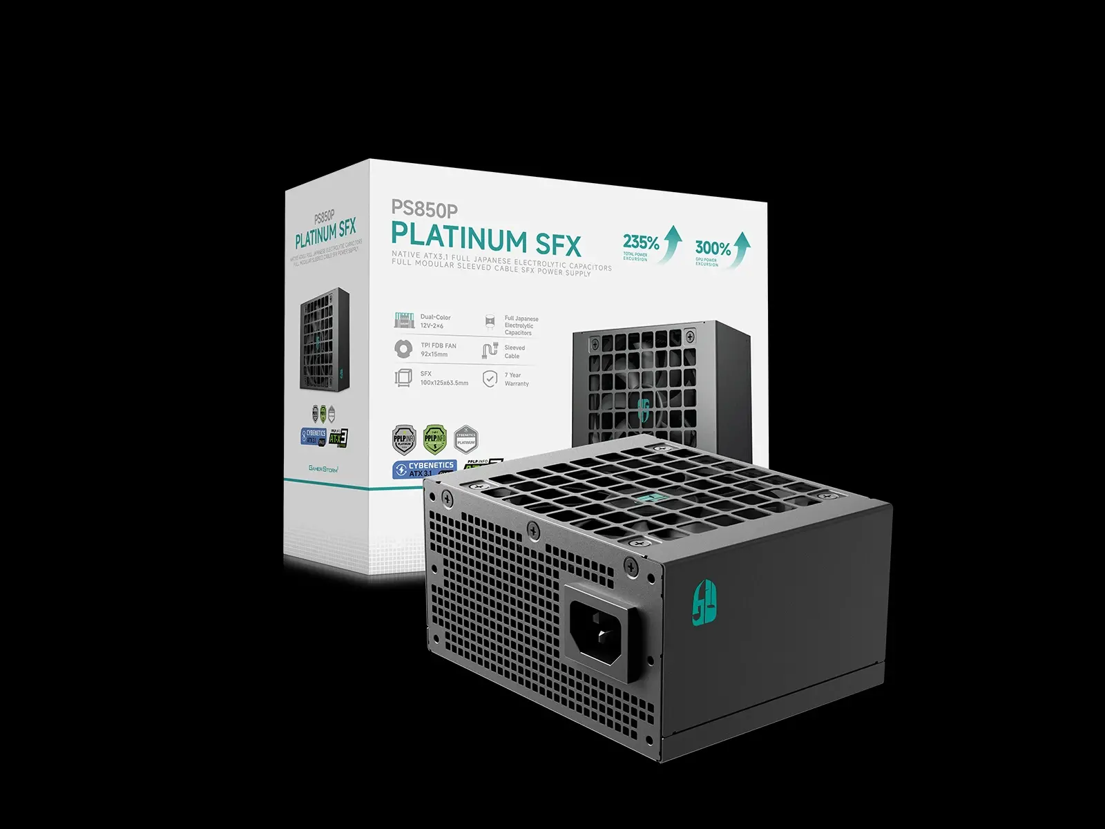 DeepCool захранване PSU SFX 3.1 850W Platinum, Full Modular - PS850P - image 8