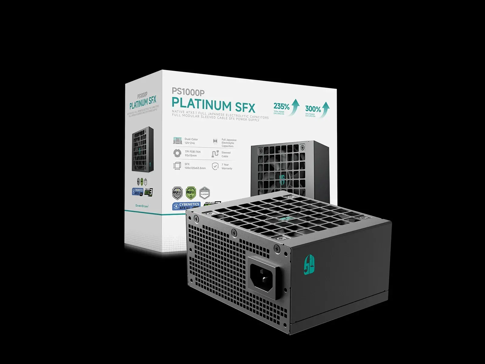DeepCool захранване PSU SFX 3.1 1000W Platinum, Full Modular - PS1000P - image 8
