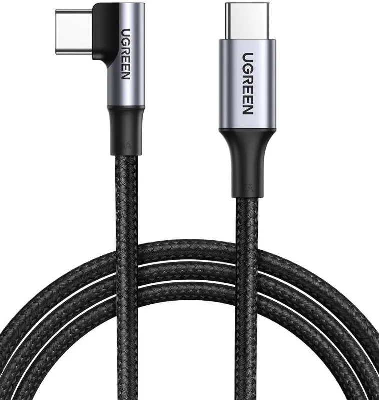 ΠΛΕΚΤΟ ΚΑΛΩΔΙΟ USB-C/USB-C 5A 100W 90 ΜΟΙΡΩΝ ΜΗΚΟΣ 2M US334 UGREEN