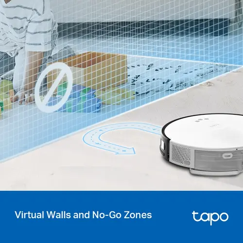 Прахосмукачка робот TP-Link Tapo RV20 Mop, MagSlim LiDAR, 2700pa, 3 часа, 7.8 cm - image 7