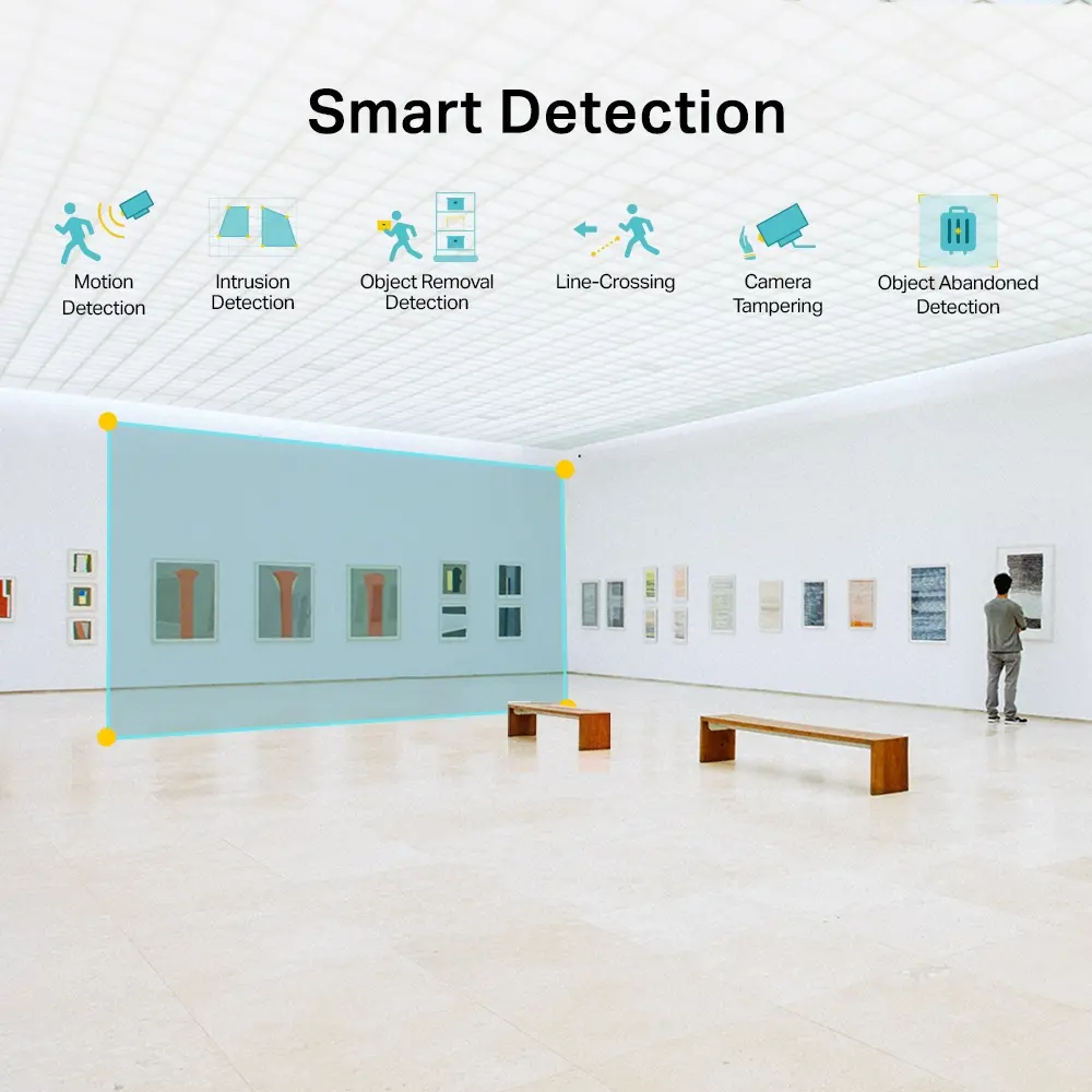 Камера TP-Link VIGI C240(2.8mm),4MP, куполна,Color, PoE/12V DC, IR до 30м.,ONVIF - image 5