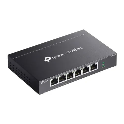 Комутатор TP-Link Omada DS106P 6-портов 10/100Mbps с 4-портов PoE+ - image 3