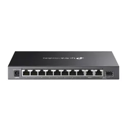 Комутатор TP-LinkDS110GMP, 8x1Gb PoE+, неуправляем, рак