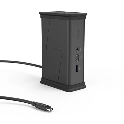 HAMA Докинг станция USB-C "Connect2Office Black", 9 порта, 2x HDMI™, USB-A, USB-C, LAN - image 1