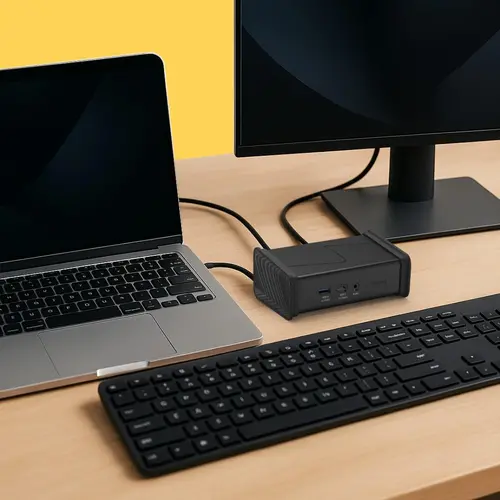HAMA Докинг станция USB-C "Connect2Office Black", 9 порта, 2x HDMI™, USB-A, USB-C, LAN - image 4