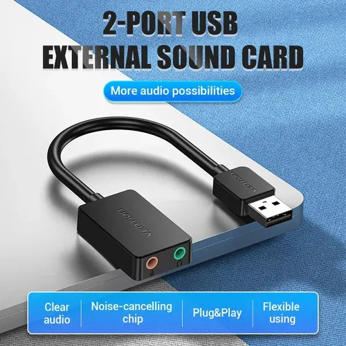 Vention Εξωτερική κάρτα ήχου USB Sound card - CDYB0 - 5