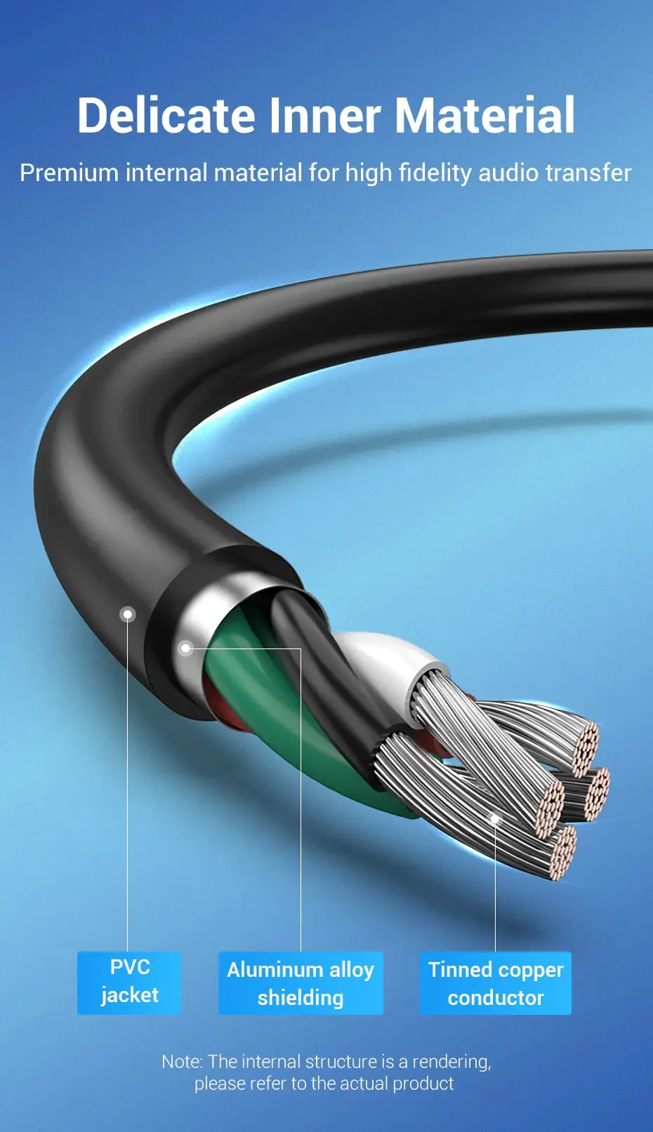 Vention Εξωτερική κάρτα ήχου USB Sound card - CDYB0 - image 9
