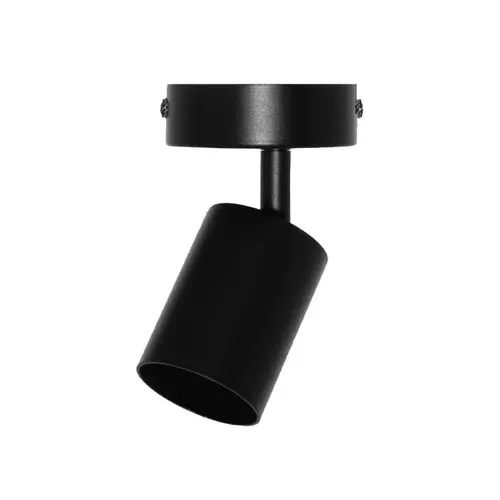 LED ОСВЕТИТЕЛНО ТЯЛО SPOT ELEMENTAL BLACK 1XGU10 ROUND BLACK LEDVANCE - image 1